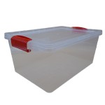 Rectangular food box, capacity 9 l, transparent, model MS01